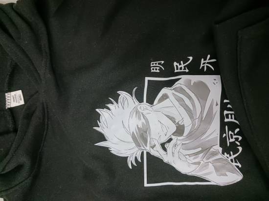 Hanorac Manga Jujutsu Kaisen, Negru